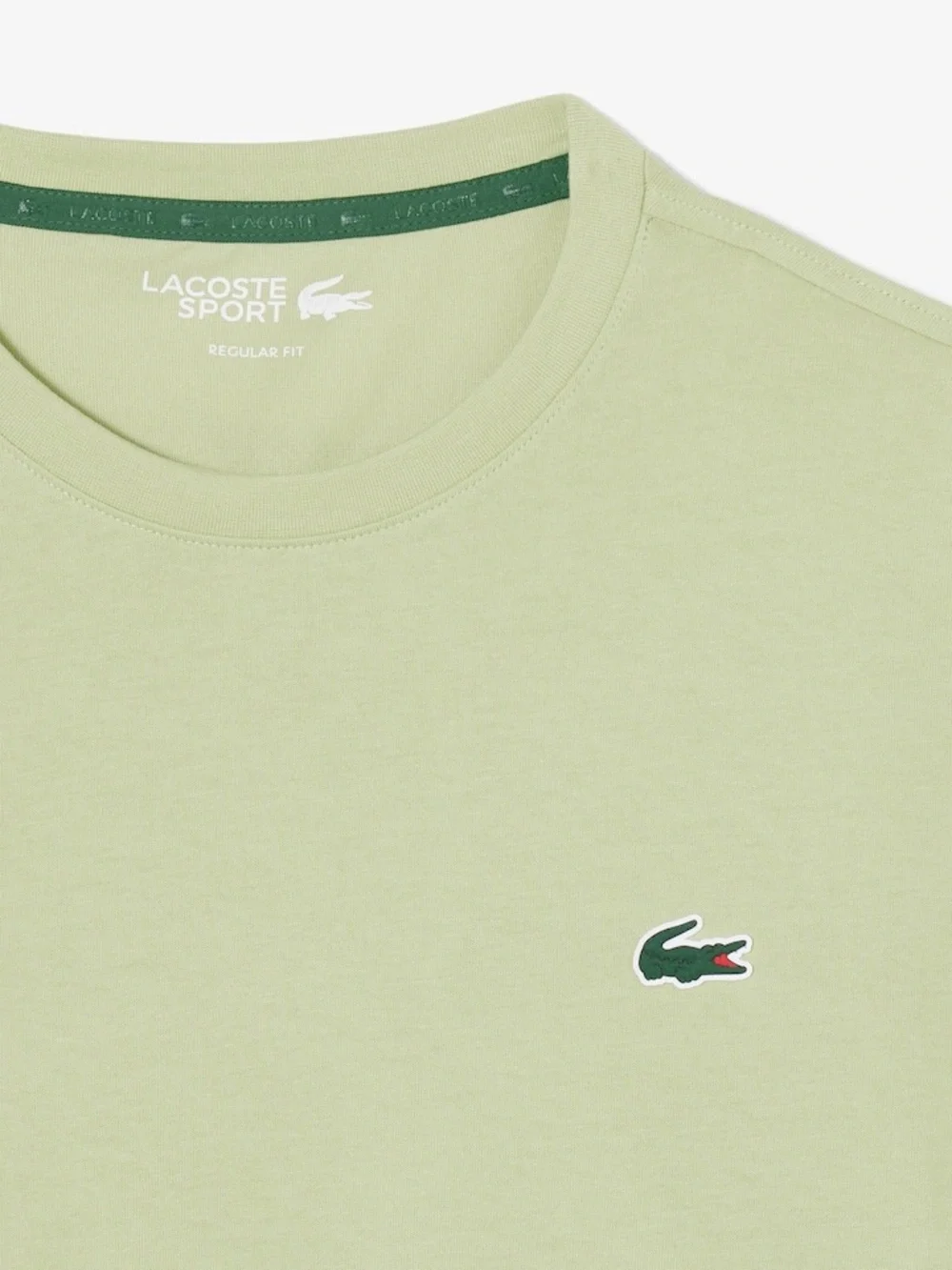 Lacoste Men's Crewneck Ultra Dry Crocodile Graphic Sport